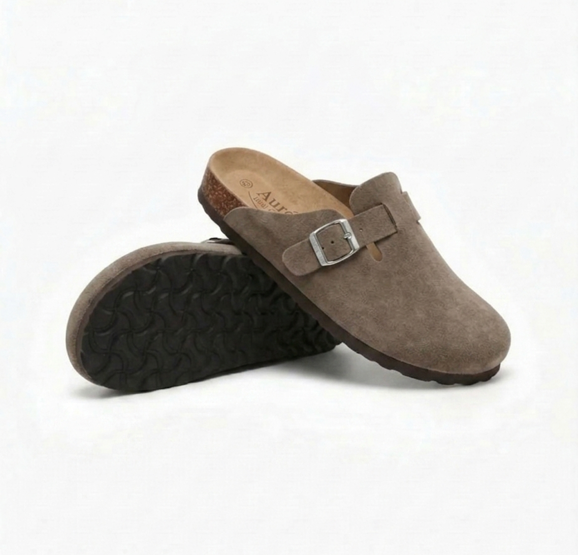 Genuine Suede Clogs by Aurél