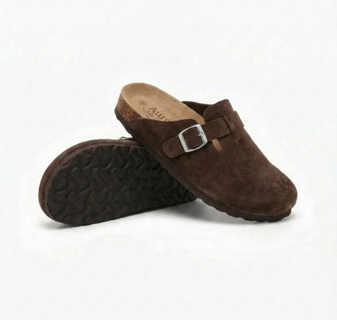 Genuine Suede Clogs by Aurél